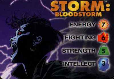 Storm : Bloodstorm 4-Grid Character Card